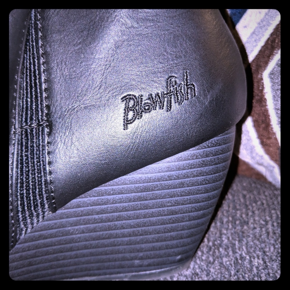 Blowfish wedge booties